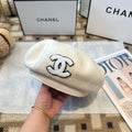 Chanel New Wool Beret White 960040