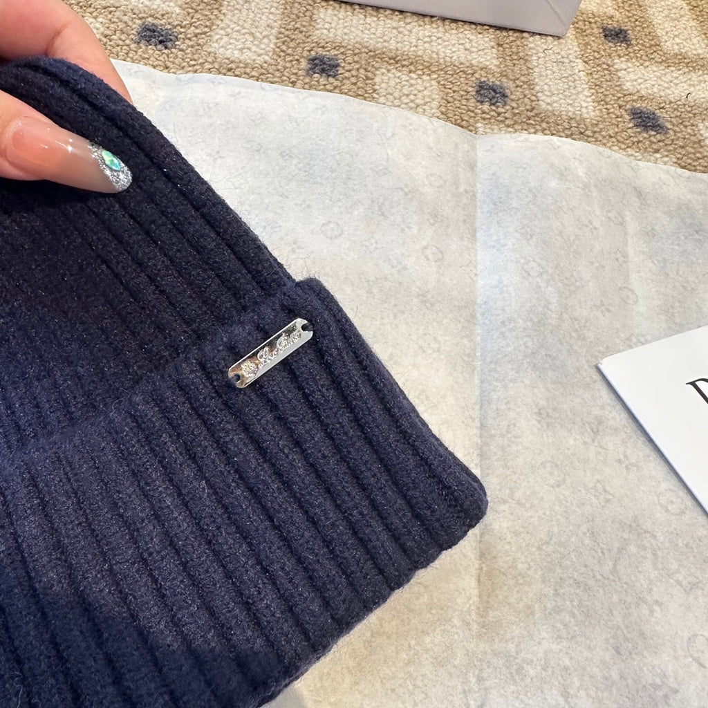 Loro Piana Classic New Style Dark Blue Hat Knitting 961811