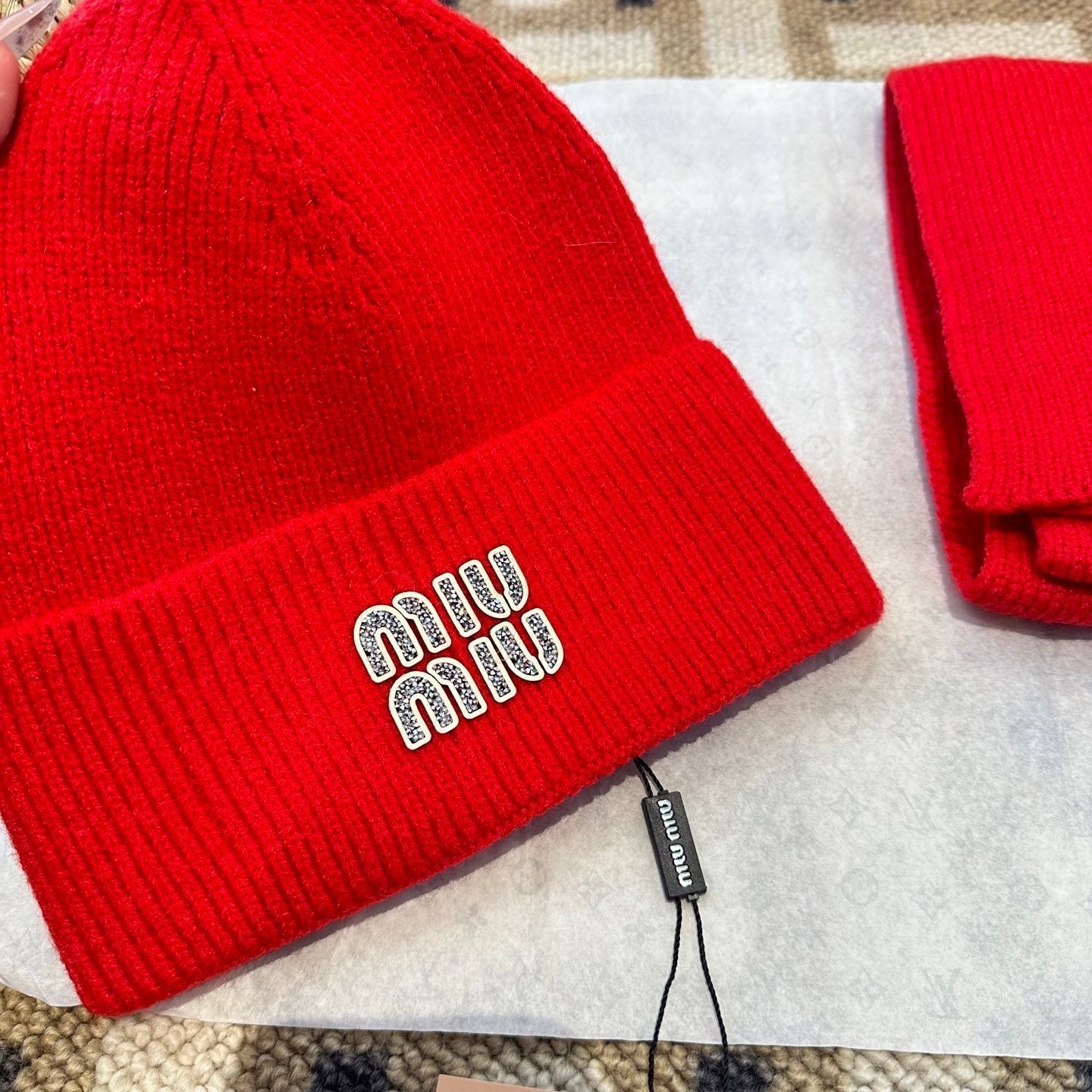 Miu Miu Red Wool Knit Set 979751