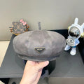 Prada Beret Gray in Suede 125848