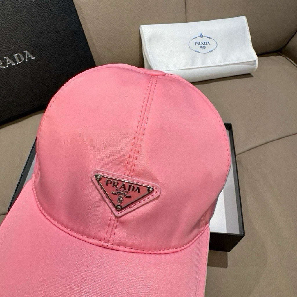 Prada Classic Baseball Cap Pink in Oxford 125612