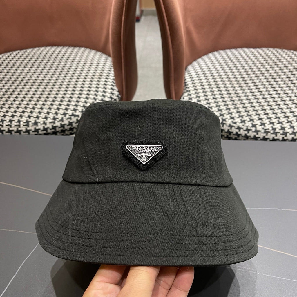 Prada 25 Bucket Hat Black in Canvas 122132