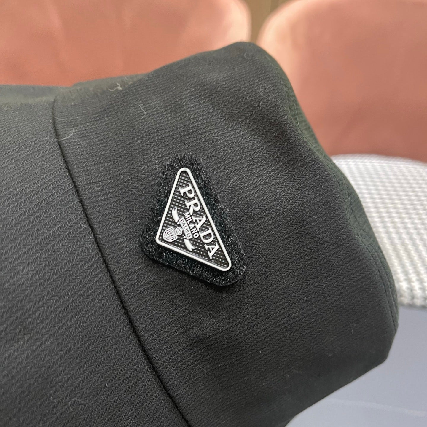Prada 25 Bucket Hat Black in Canvas 122132