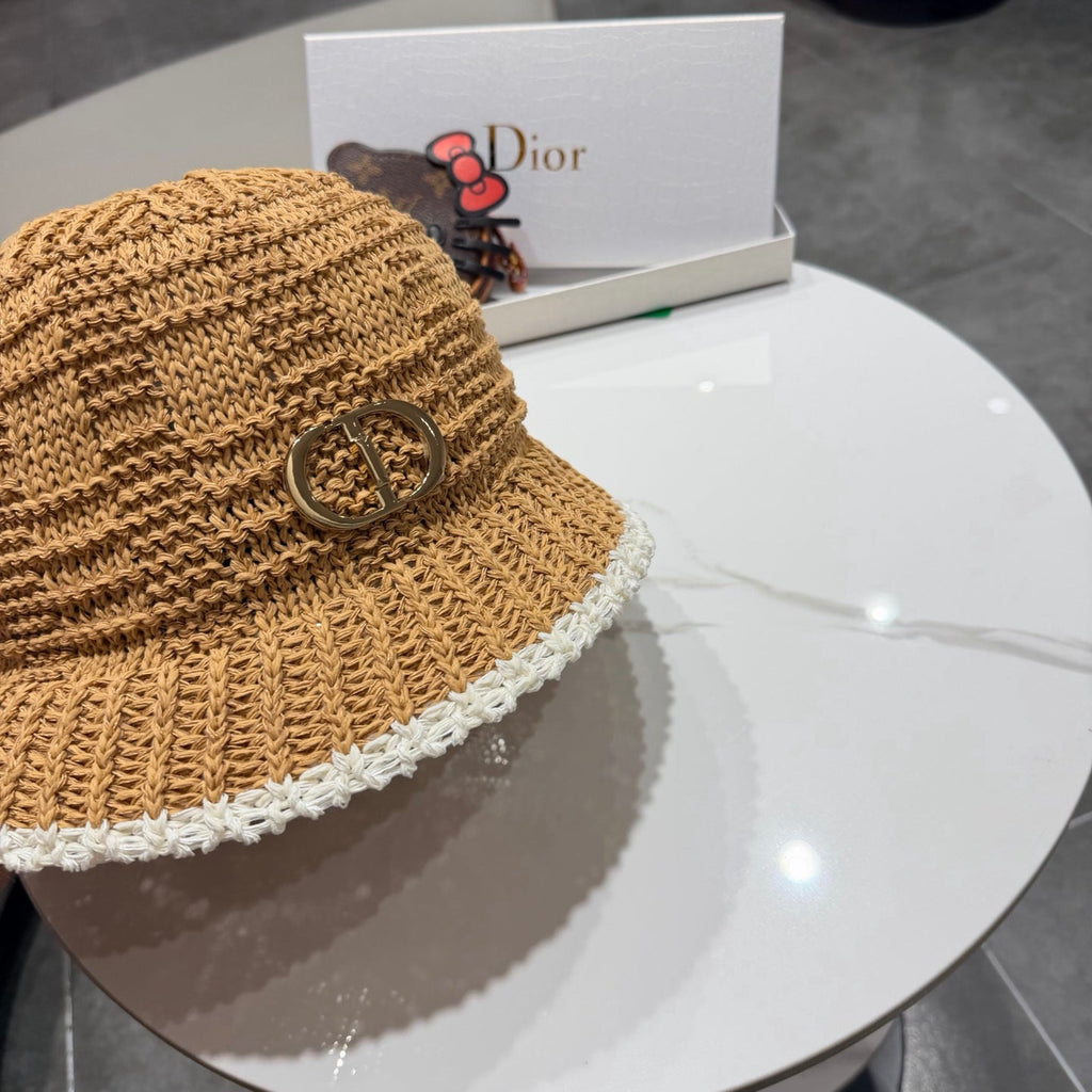 Dior Bucket Hat Brown in Mesh 192311