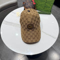 Gucci Baseball Cap Brown in Canvas 194028