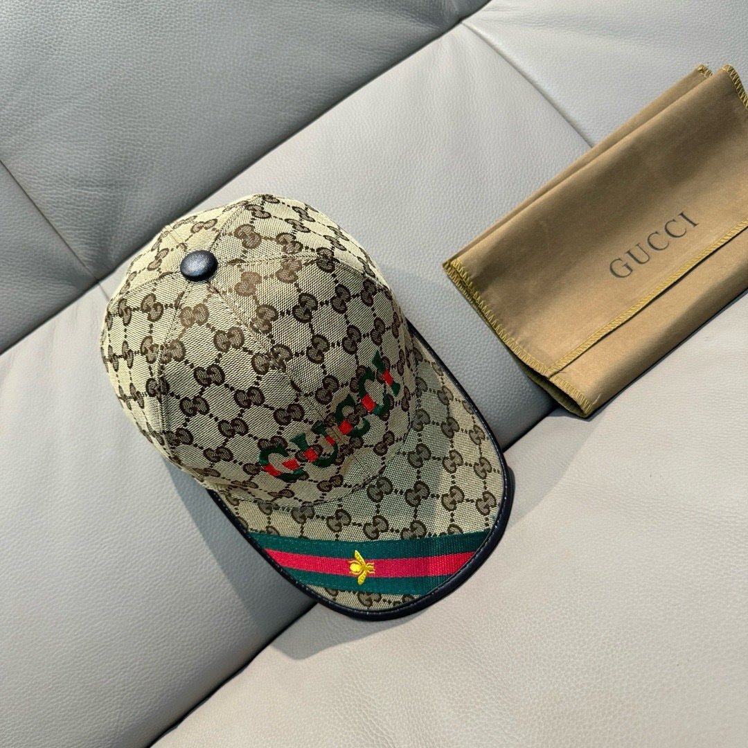 Gucci Baseball Cap Brown in Canvas 193862