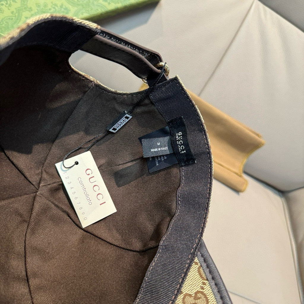 Gucci Baseball Cap Brown in Canvas 193862