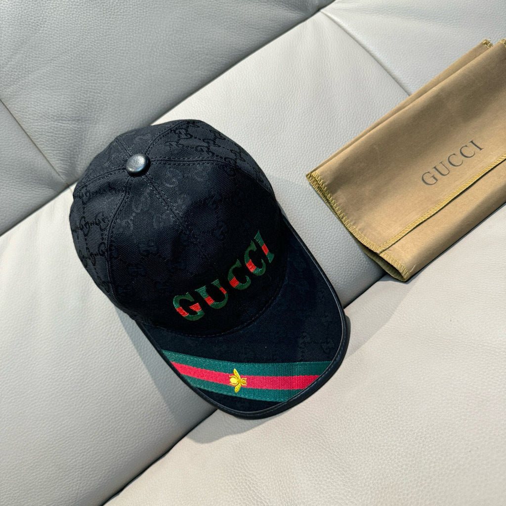 Gucci Baseball Cap Black in Canvas 193861