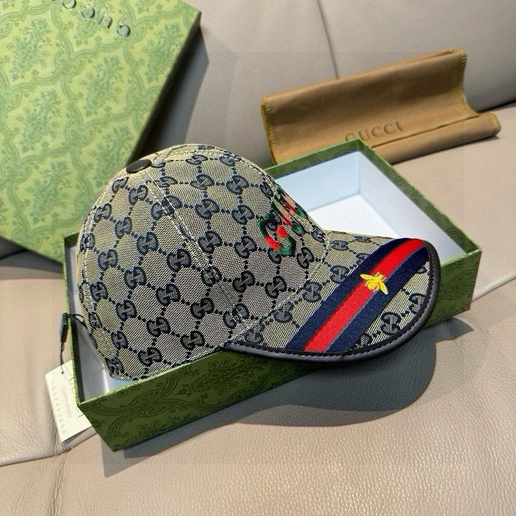 Gucci Baseball Cap Teal Green in Canvas 193860