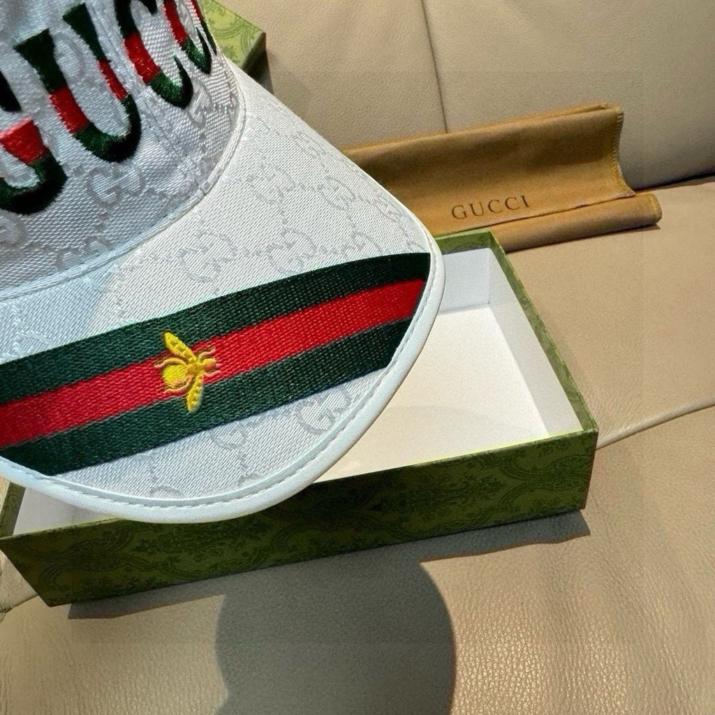Gucci Baseball Cap White in Canvas 193859