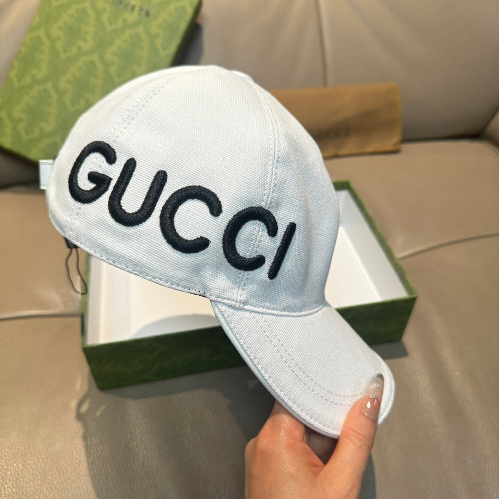 Gucci Baseball Cap White in Canvas 193827