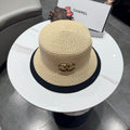 Chanel 26 Bucket Hat Beige in Straw 197777