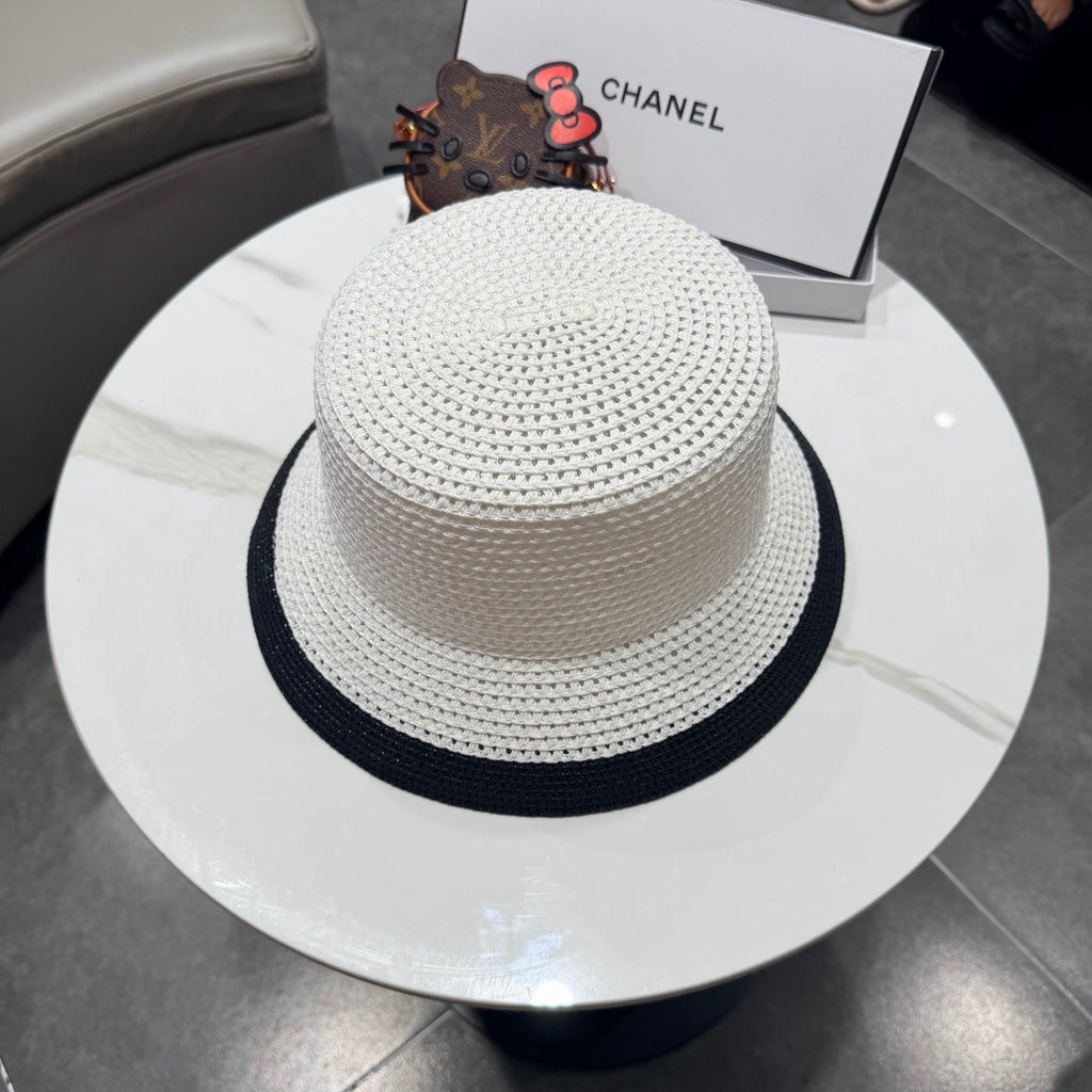 Chanel 26 Bucket Hat White in Straw 197775