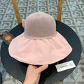 Chanel Wide-brimmed Fisherman Hat Pink in Cloth 197792