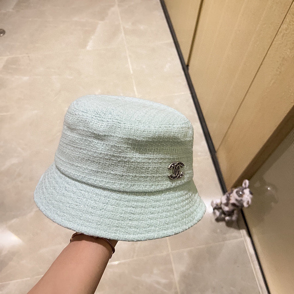 Chanel  Fisherman's Hat Mint Green in Cloth 197683