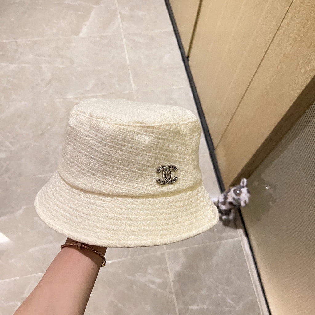 Chanel  Fisherman's Hat White in Cloth 197682