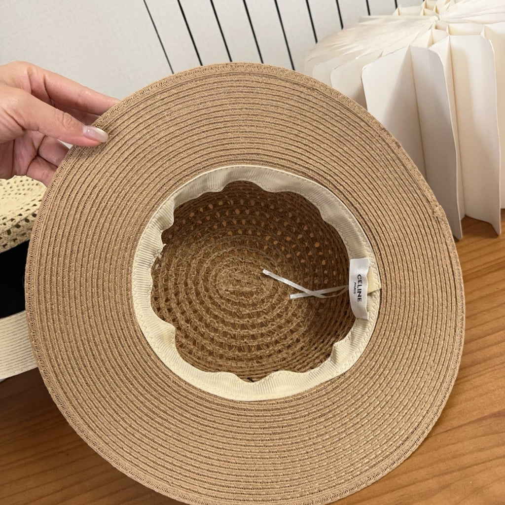 Celine Straw Hat Camel 197262