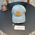 Chanel Baseball Cap Light Blue in Denim 205642
