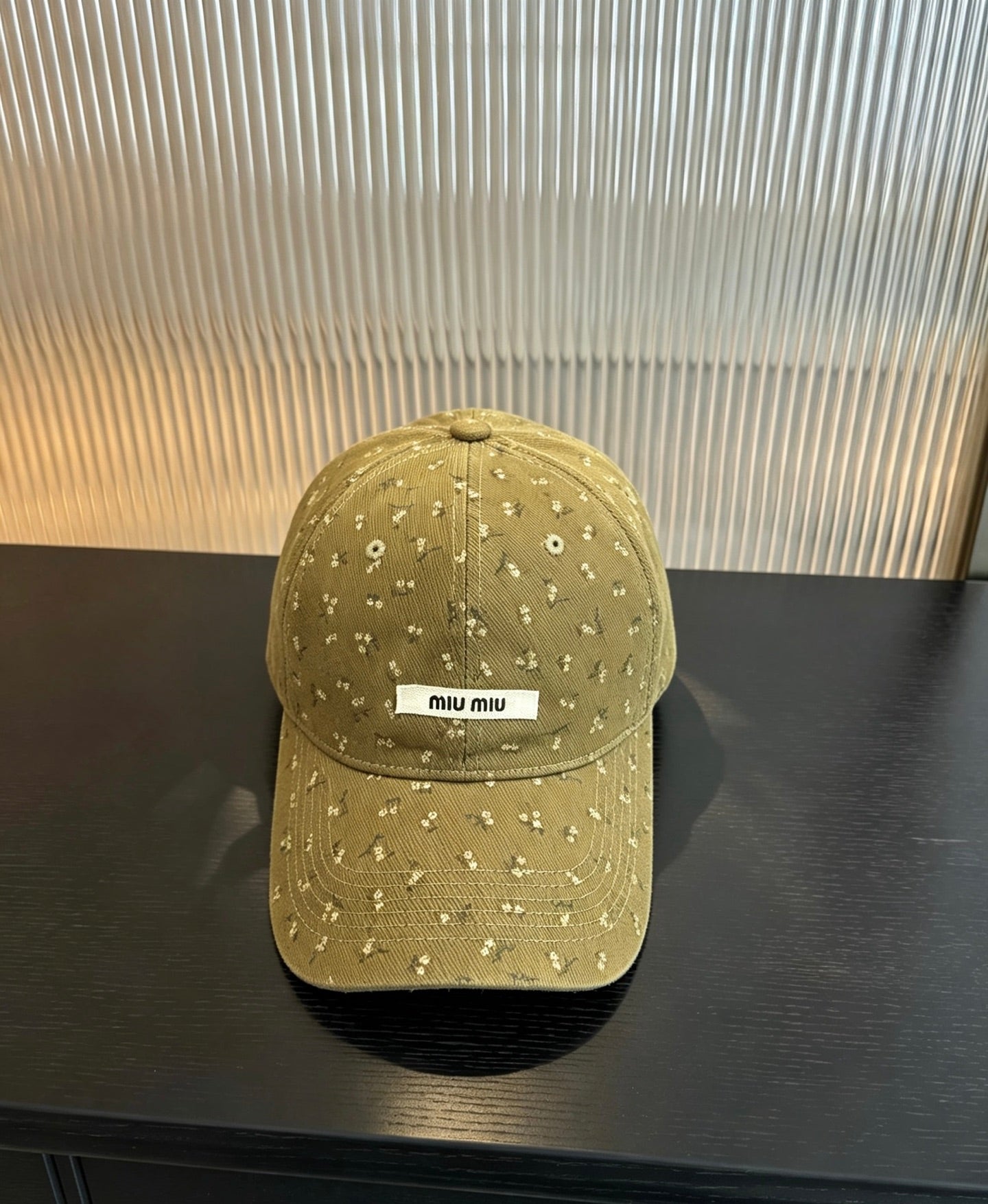 Miu Baseball Cap Cotton 212663