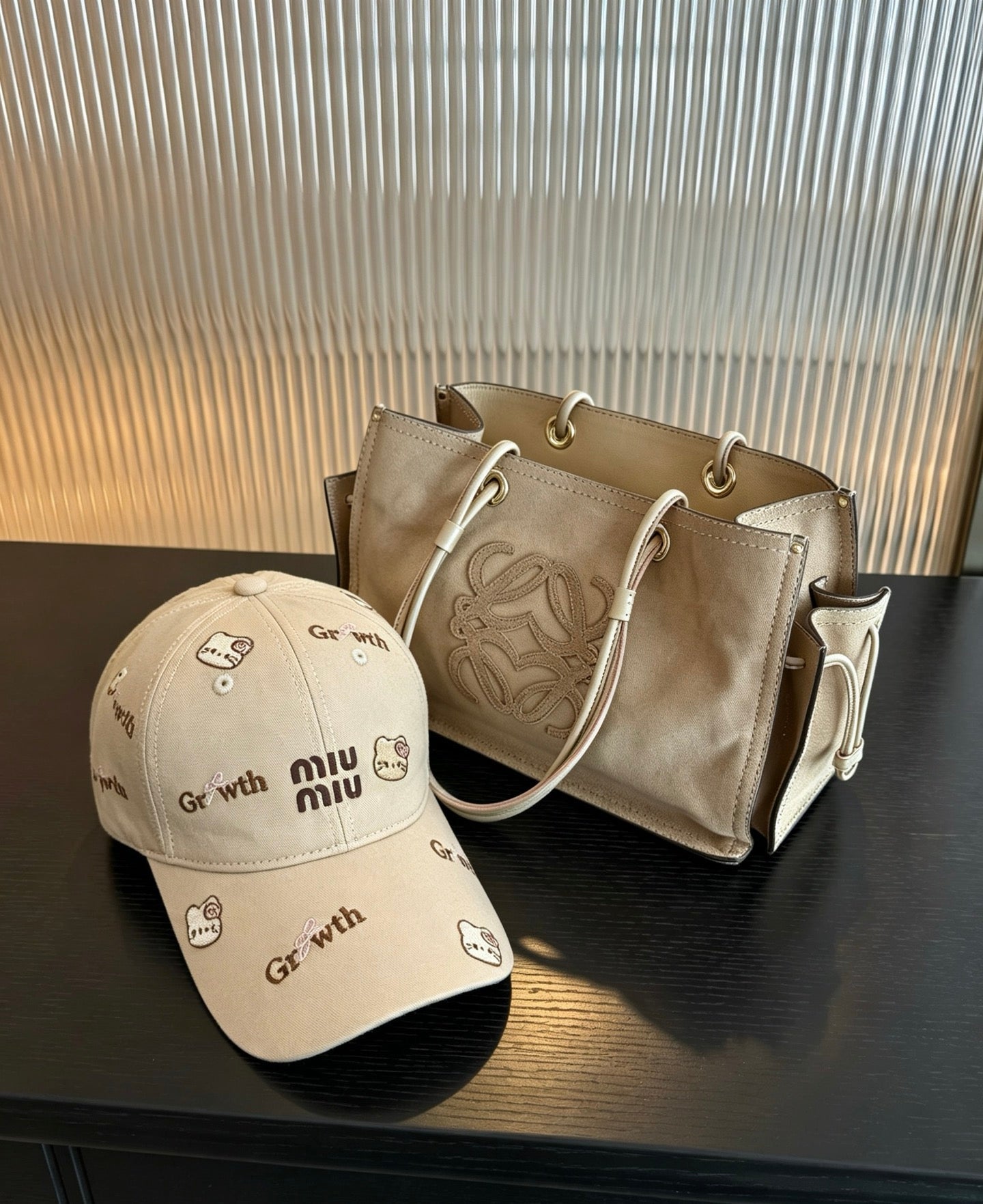 Miu Baseball Cap Cotton 212659