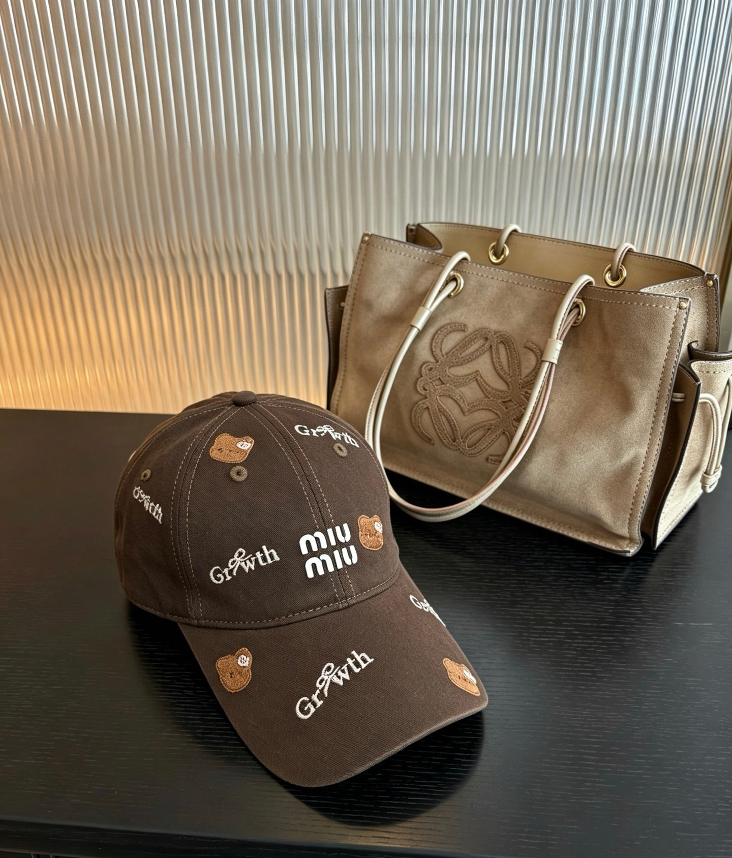 Miu Baseball Cap Cotton 212659