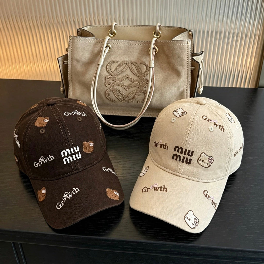 Miu Baseball Cap Cotton 212659