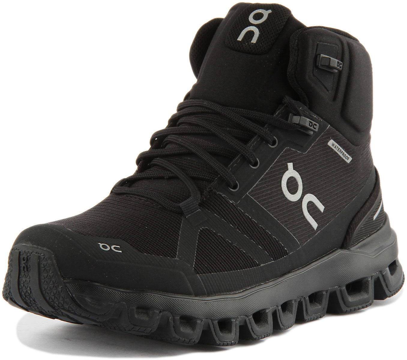 On Running Cloudrock Waterproof In All Black For Women