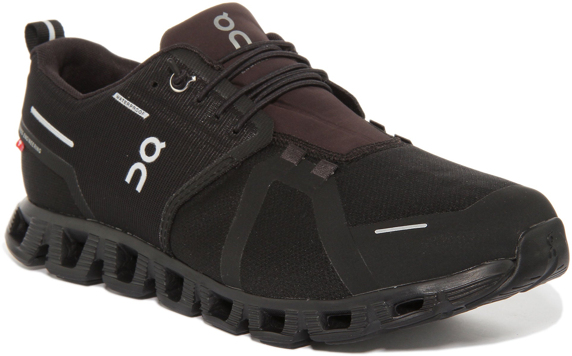 On Running Cloud 5 Waterproof In All Black For Men