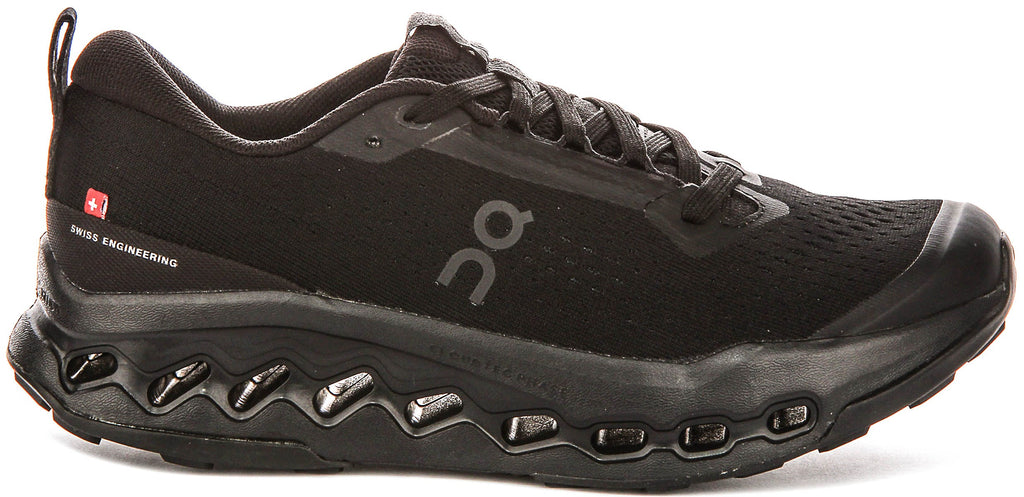 On Running Cloudsurfer Trail 2 In Black For Women
