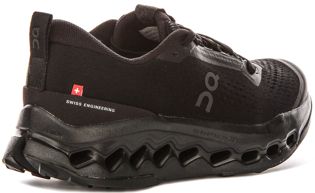 On Running Cloudsurfer Trail 2 In Black For Women