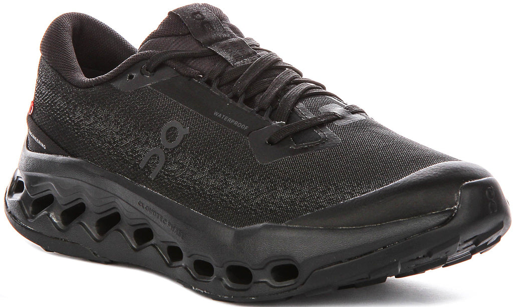 On Running Cloudsurf Trail 2 Waterproof In Black For Men