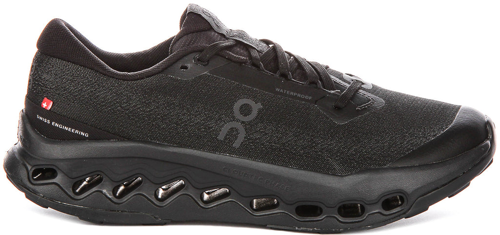 On Running Cloudsurf Trail 2 Waterproof In Black For Men