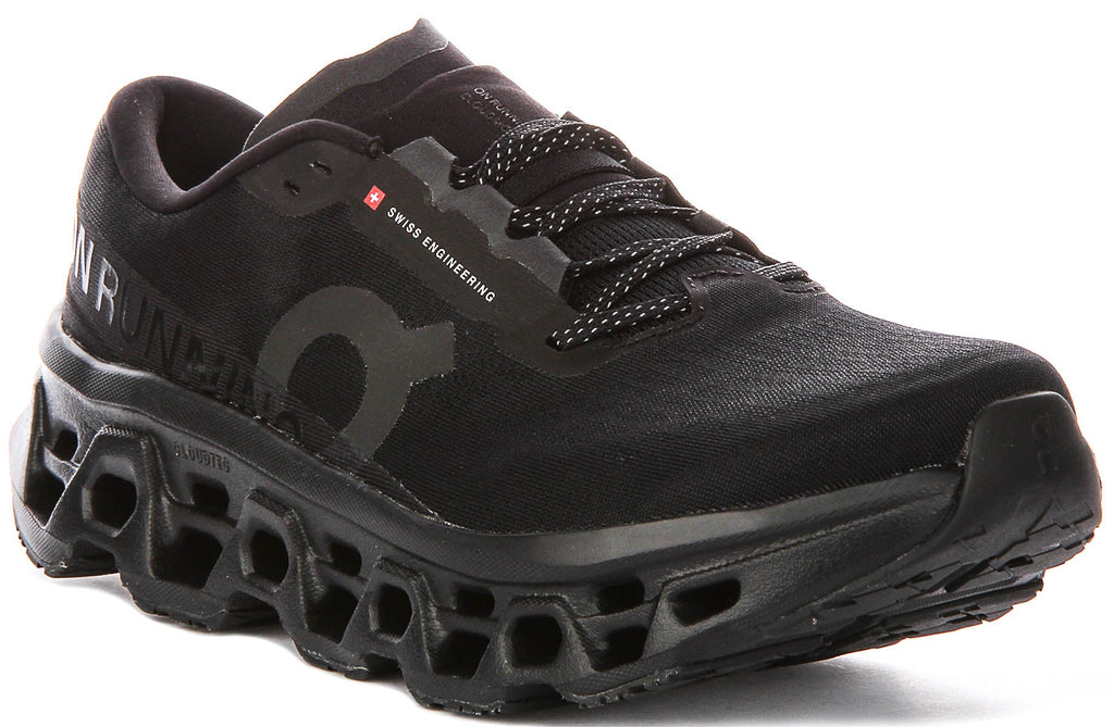 On Running Cloudmonster 3 In All Black For Men