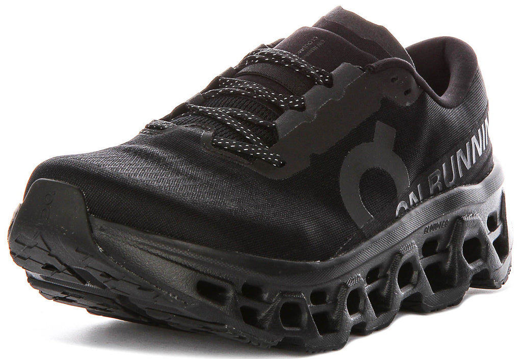On Running Cloudmonster 3 In All Black For Men