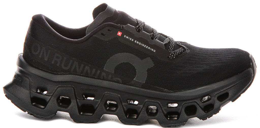 On Running Cloudmonster 3 In Black For Women