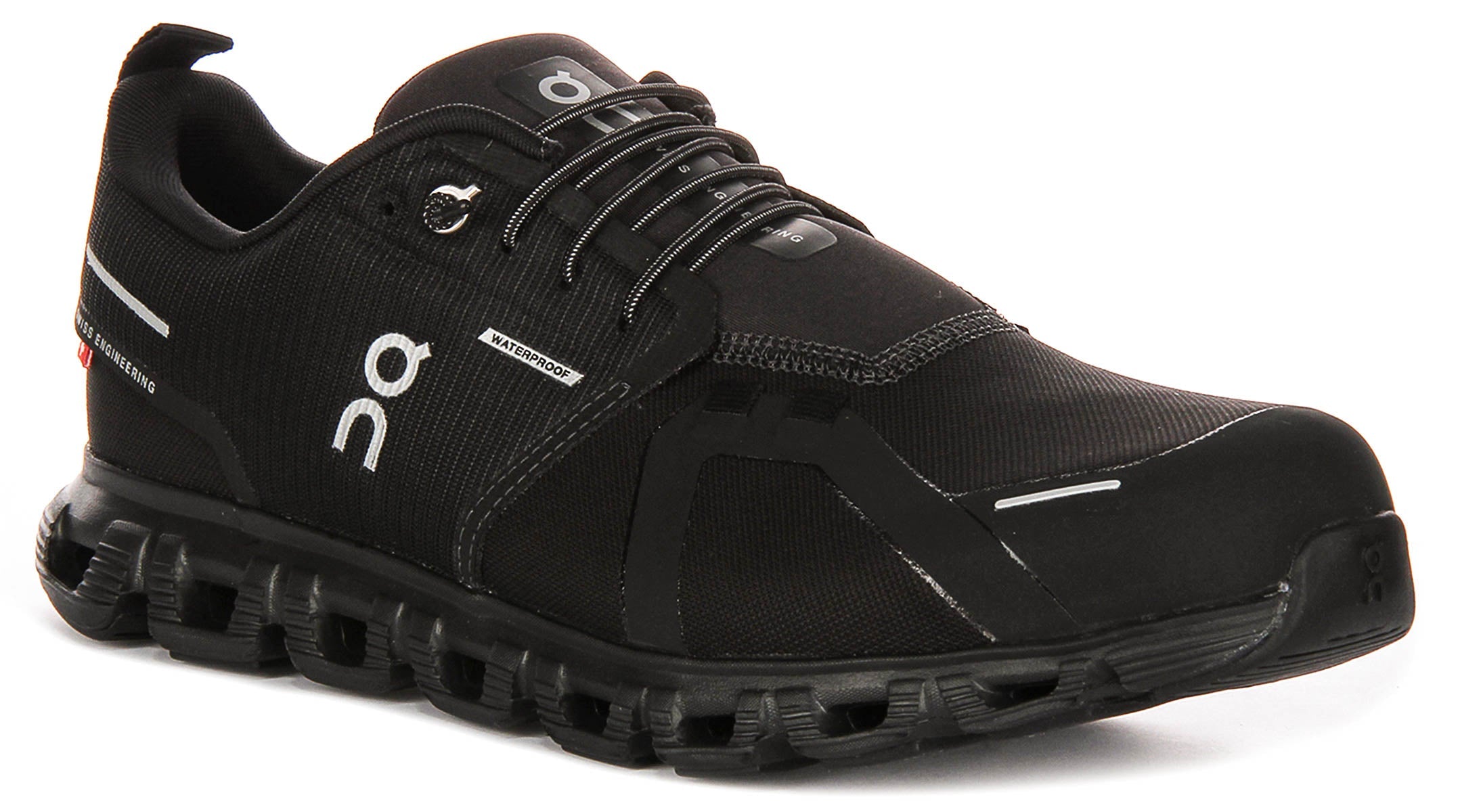 On Running Cloud 6 Waterproof In All Black For Men