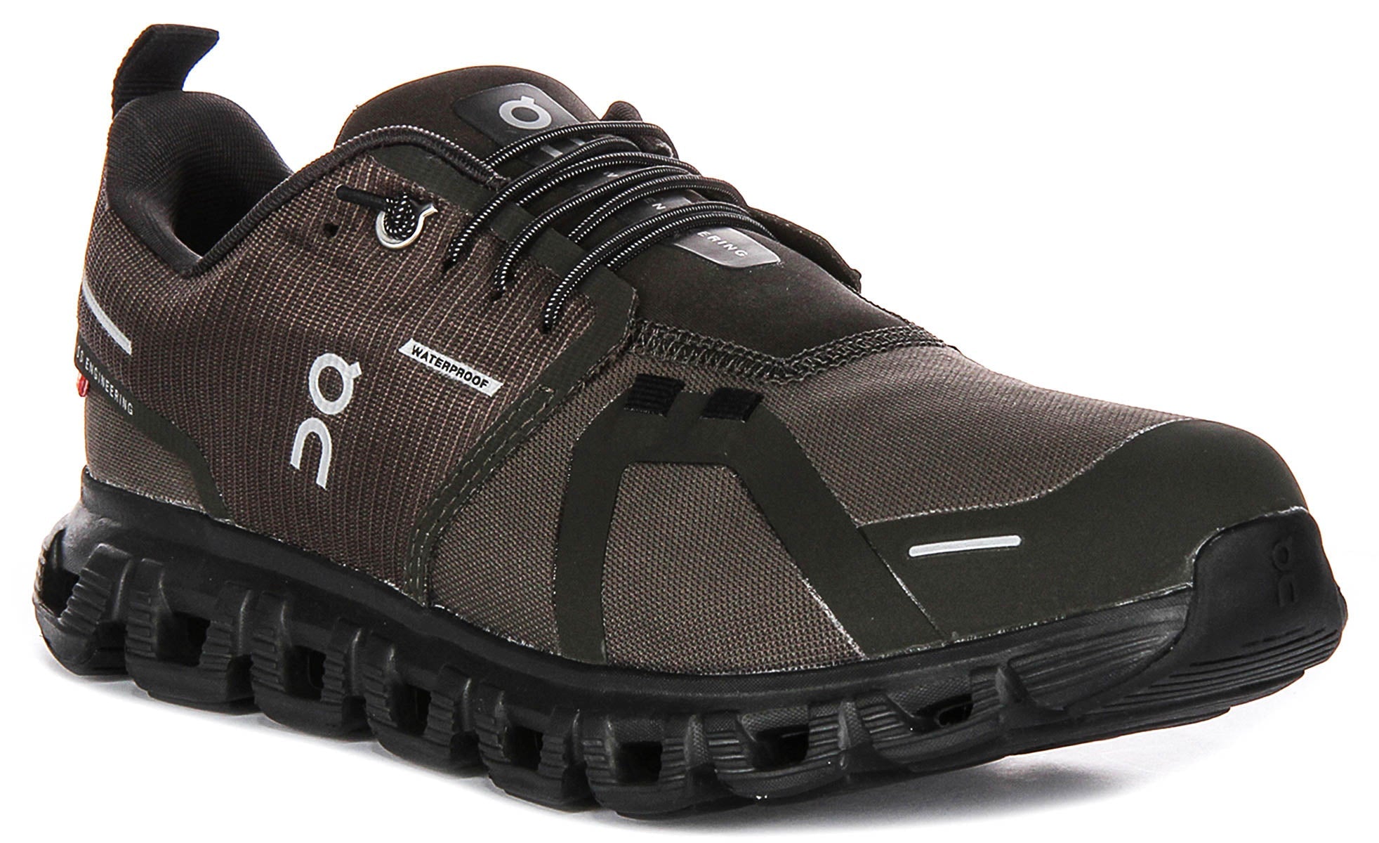On Running Cloud 6 Waterproof In Black Charcoal For Men