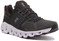 On Running Cloudswift In Black Grey For Mens