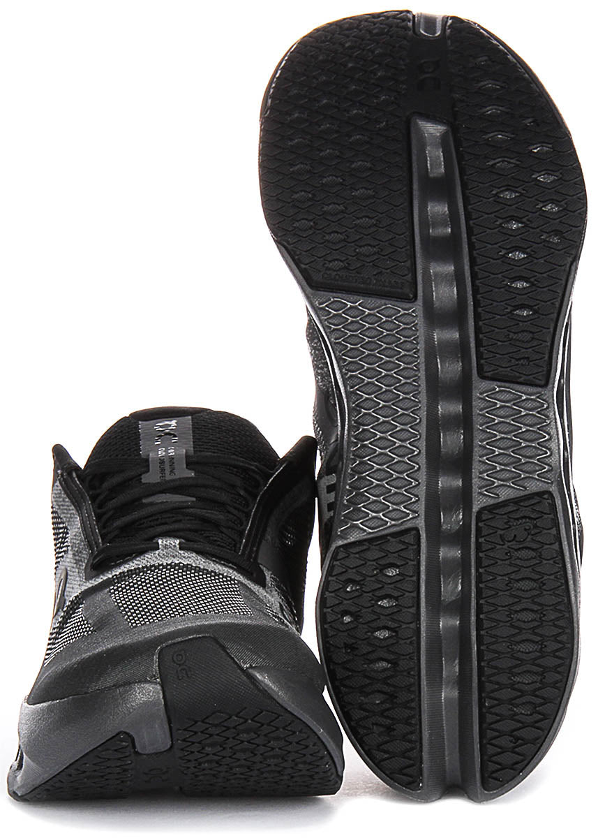 On Running Cloudsurfer Next In Black Grey For Women