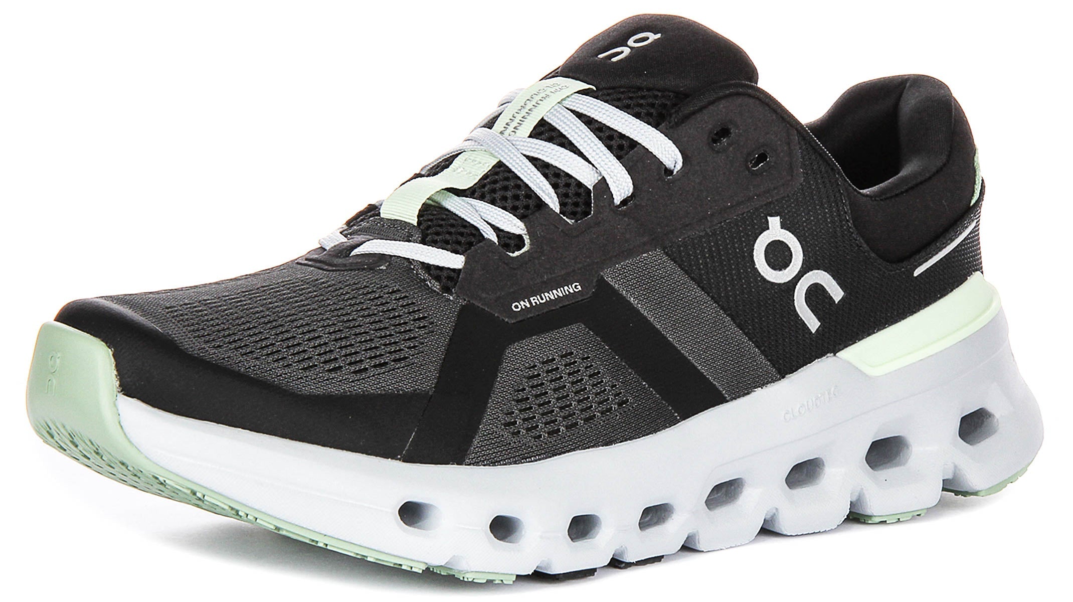 On Running Cloudrunner 2 In Black Grey For Women
