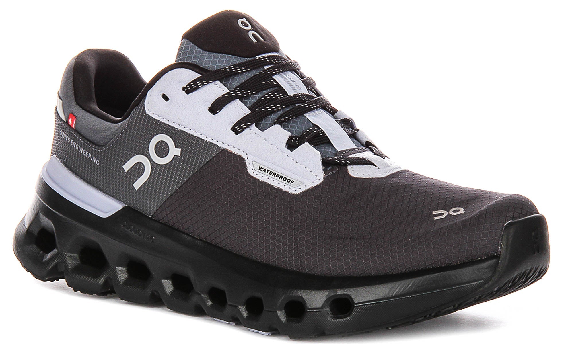 On Running Cloudrunner 2 Waterproof In Black Grey For Women