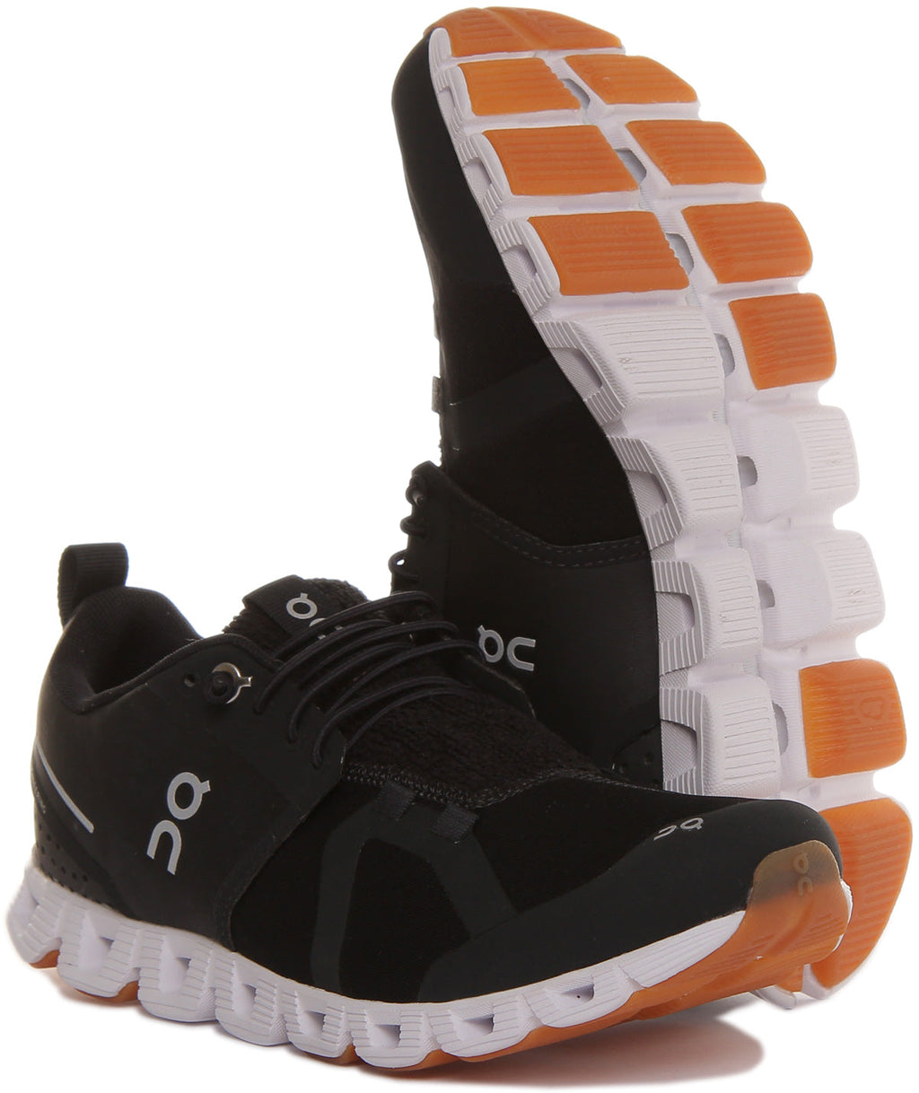 On Running Cloud Terry In Black White For Women