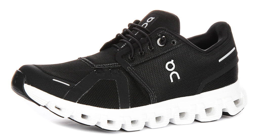 On Running Cloud 6 In Black White For Women