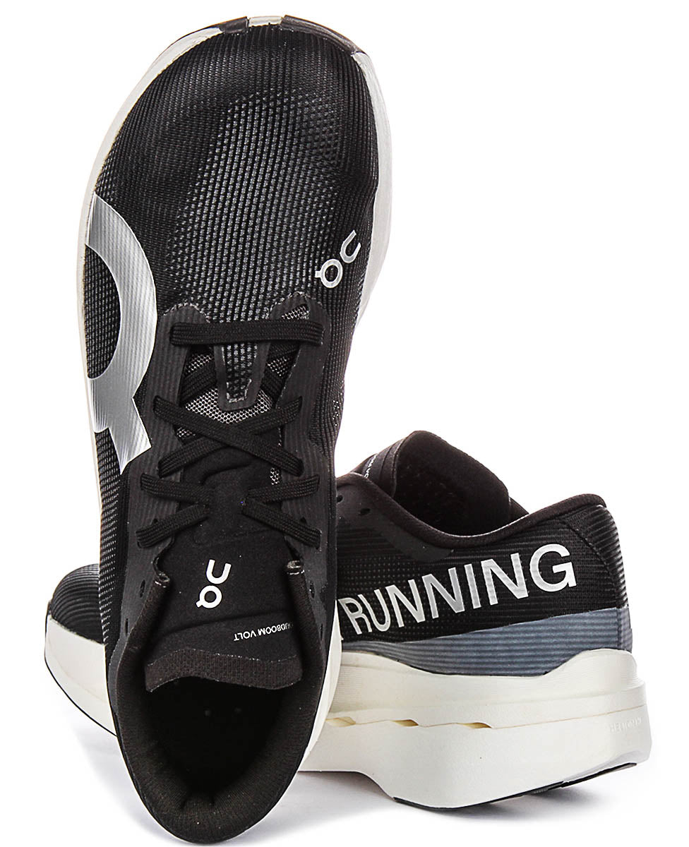 On Running Cloudboom Volt In Black White For Men