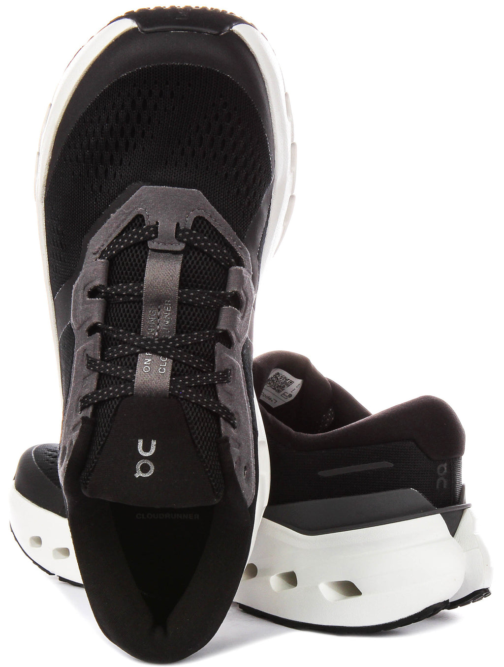 On Running Cloudrunner 3 In Black White For Men