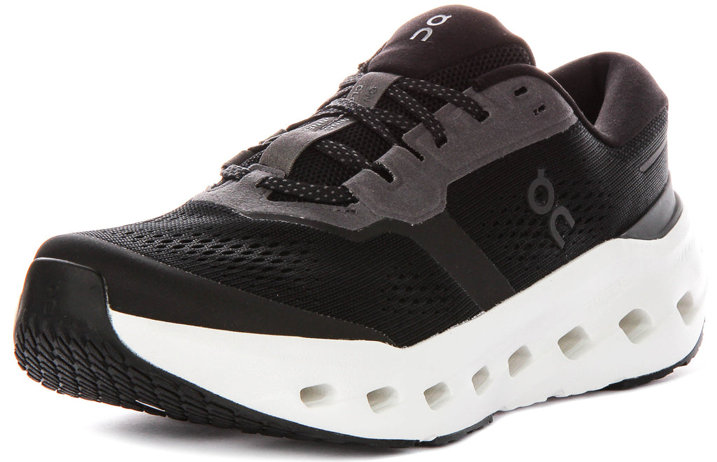 On Running Cloudrunner 3 In Black White For Men