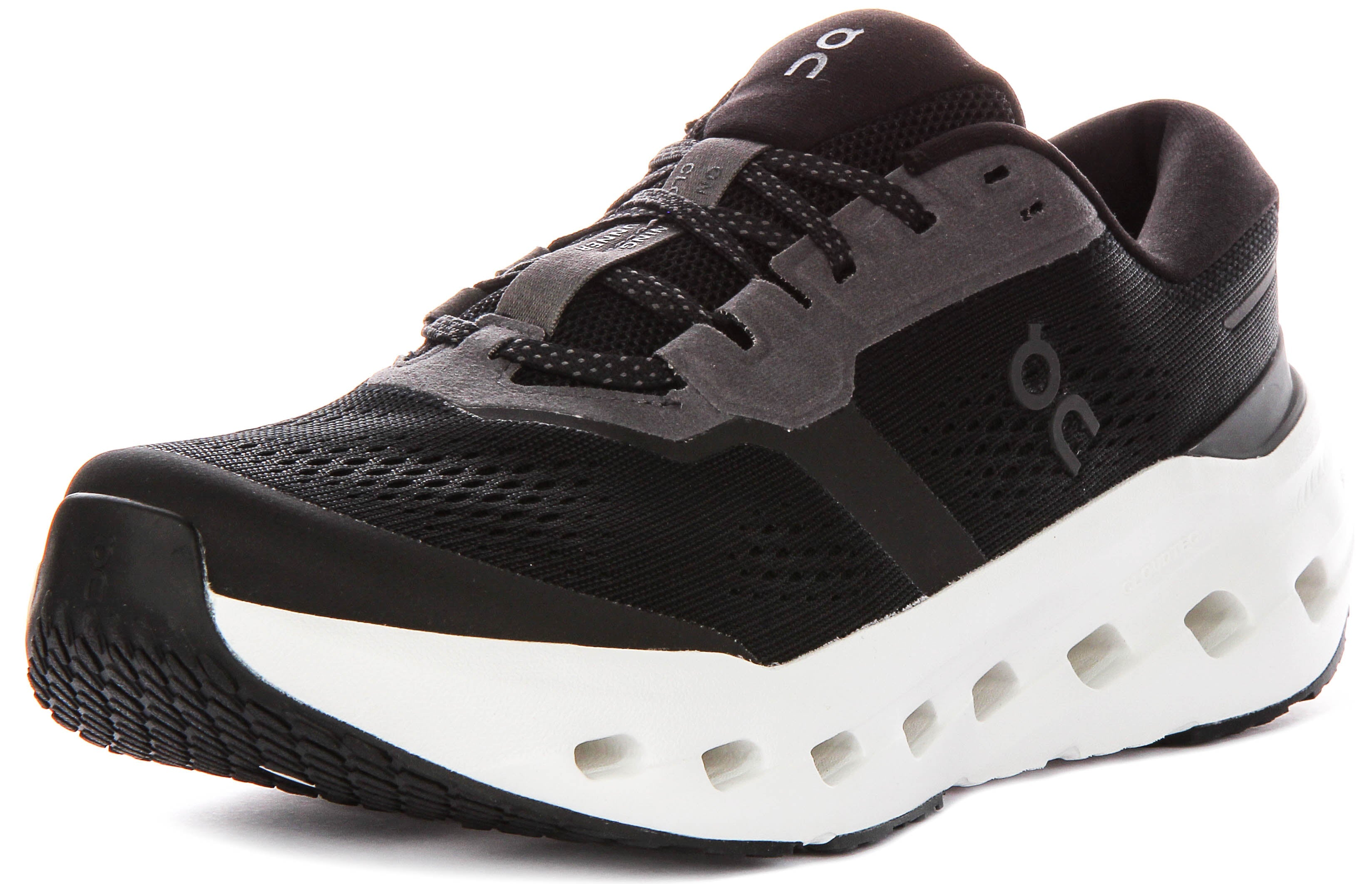 On Running Cloudrunner 3 In Black White For Men