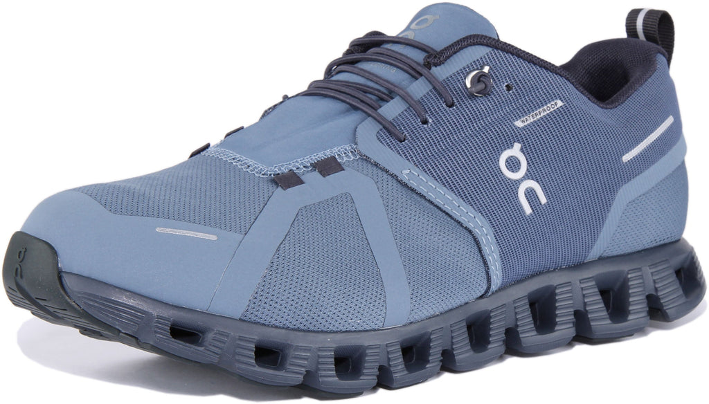 On Running Cloud 5 Waterproof In Blue For Men