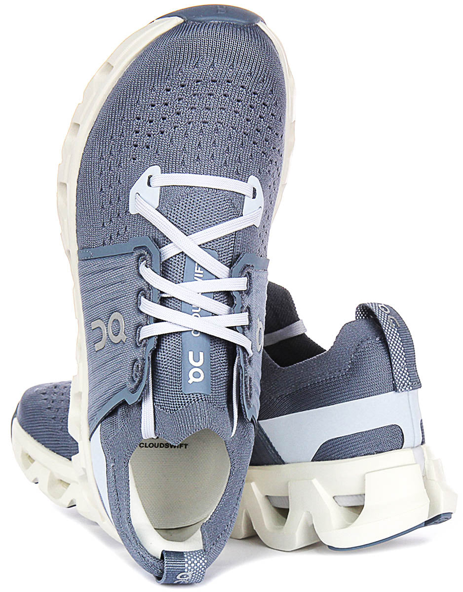 On Running Cloudswift 4 In Blue White For Women