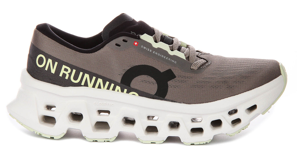 On Running Cloudmonster 3 In Brown Beige For Women